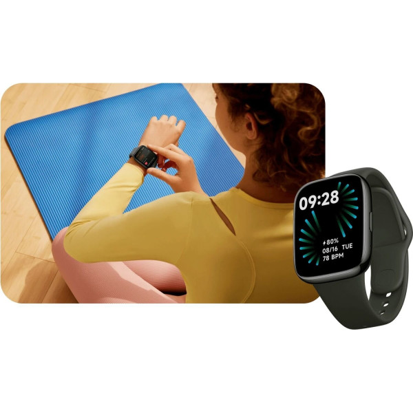 Ремінець Xiaomi Silicone Strap Lime Green для Redmi Watch 3 Xiaomi Strap Green для Redmi Watch 3 Active